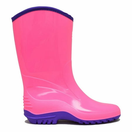 Weather Spirits Girl's Pink Curve High Rain Boot