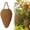 Khaki, variant on Meggemo Faux Wasp Nest Hanging Deterrent 14.2x7.9 Inch Cotton Honeycomb Decoy Repellent for Garden Patio Porch Outdoor Wasp Control