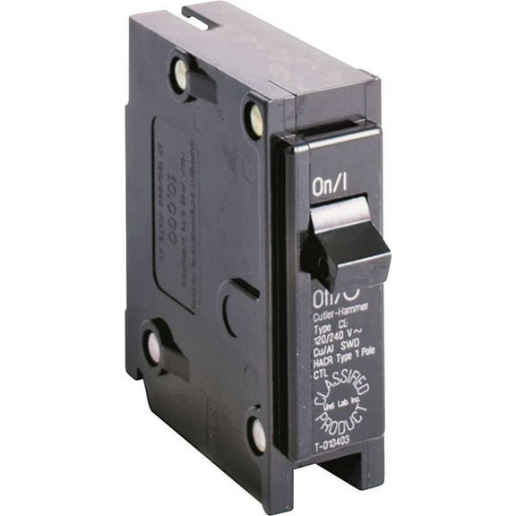 Eaton CL120 Circuit Breakers, Clear, 1", 20 Amp
