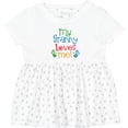 thumbnail image 3 of Inktastic My Granny Love Me Girls Baby Dress, 3 of 5