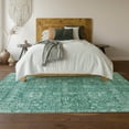 thumbnail image 6 of Addison Rugs Mayfield Washable Transitional Panel Teal Rectangle Rug, 3' x 5', 6 of 6