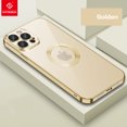 thumbnail image 1 of for iPhone 14 Pro 2022 Case, [Durable Than Clear Case][Anti-Yellow] 8FT Military Grade Protection Soft Shockproof Bumper Matte Slim Thin Phone Cover Women Men for iPhone 14 Pro 6.1 inch,Gold, 1 of 7