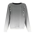 thumbnail image 6 of Topvent Women's Sweatshirts Prints Trendy Crewneck Long Sleeve Shirts Color Block Pullover Tops Comfy, 6 of 7
