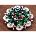 thumbnail image 3 of 8 Hilason Western Berry Conchos Glass Rhinestones Bling 1.5" Tack cowgirl, 3 of 4