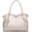 Beige, variant on Women Hobo Tote Satchel Purse PU Leather Top-handle Handbags with Fox Pendant Shoulder Bag