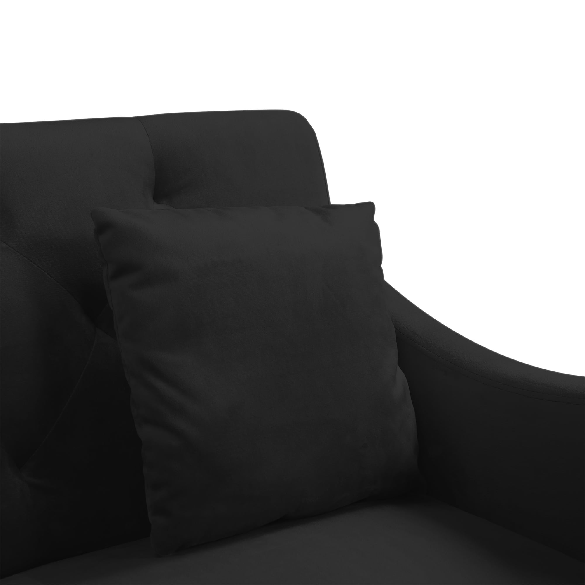 Kepooman Modern Velvet Convertible Sofa Bed for Living Room Bedroom, Button Tufted Curved Arms Futon Couch for Compact Living Space, Adjustable Lounge Sofa Bed Sleeper for Home Apartment, Black Kepooman Modern Velvet Convertible Sofa Bed for Living Room Bedroom, Button Tufted Curved Arms Futon Couch for Compact Living Space, Adjustable Lounge Sofa Bed Sleeper for Home Apartment, Black