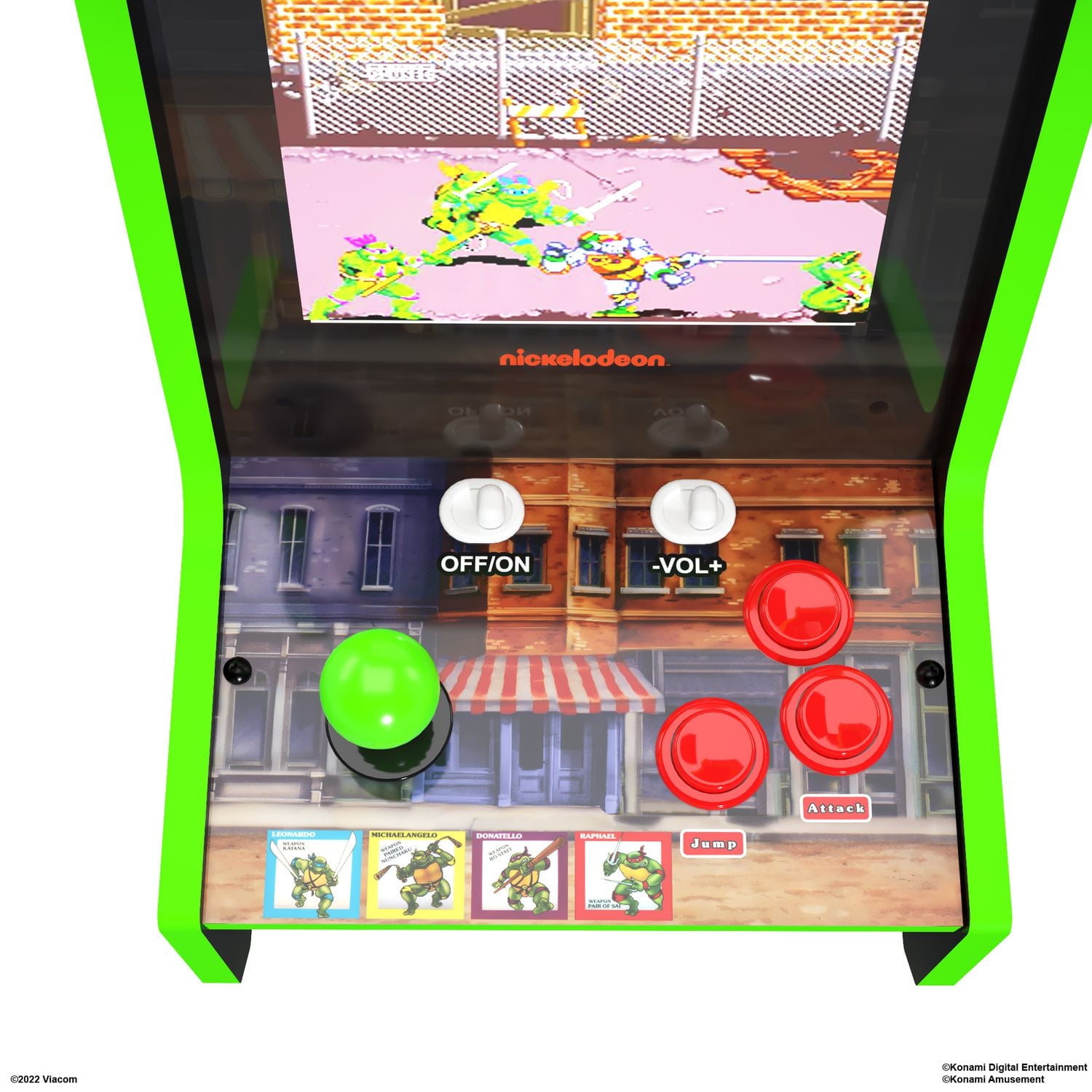 Arcade1UP Teenage Mutant Ninja Turtles Countercade 2 jeux en 1