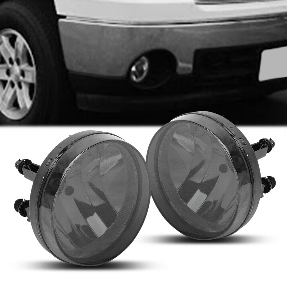 Bumper Driving Fog Lights Lamps Smoke Lens for 20072013 GMC Sierra