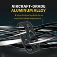 thumbnail image 5 of iPhone 13 Camera Lens Protector - Aircraft-Grade Aluminum Alloy 6.1" iPhone 13 Pro Camera Lens Protector & 6.7" iPhone 13 Pro Max Camera Lens Protector (LenShield for 3 Lens, Black), 5 of 5