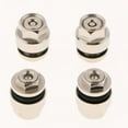 thumbnail image 3 of Almencla 7 x Invisible Car Tyre Valve Stem Metal Bolt Flush Mount Valve Caps Universal, 3 of 7