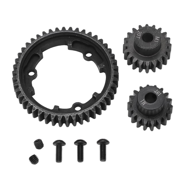 Engranaje recto principal de acero duro 46T, piñón M1 18T 20T para coche de Control remoto Traxxas XO 1 E REVO 2,0