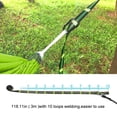 thumbnail image 6 of IC ICLOVER Portable Double Person Camping Hammock Tent Strength Sleeping Hanging Bed with Removable Mosquito Net Including Straps Carabiners, Rope & Carry Bag Green, 6 of 9
