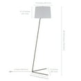 thumbnail image 5 of Evelyn&Zoe Mid-Century Modern Metal Tilted Floor Lamp, 5 of 7