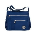 thumbnail image 4 of Nylon Handbag Casual Tote Bag Adjustable Strap Womens Shoulder Bag Pouch Dark Blue, 4 of 9