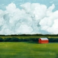 thumbnail image 2 of Popp, Grace 20x20 White Modern Wood Framed Museum Art Print Titled - Lone Barn II, 2 of 4