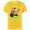 Yellow, variant on Disney and Pixar’s WALL-E Easter Spring in Your Step Whoa! - Short Sleeve Cotton T-Shirt for Adults - Customized-Black