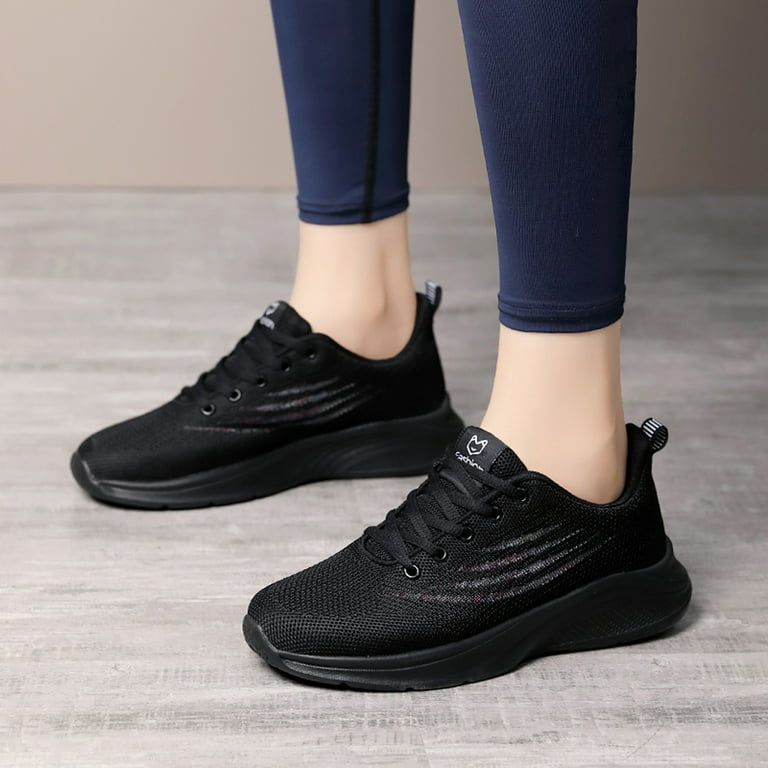 Womens black shoes store with arch support