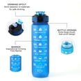 thumbnail image 3 of 33 oz Water Bottle with Time Marker, Carry Strap, Leak-Proof Tritan BPA-Free for Fitness, Gym, Camping, Outdoor Sports, 3 of 7