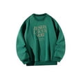 thumbnail image 4 of Sudadera de cuello redondo para mujer, suéteres de cuello redondo de moda de invierno para pesca deportiva Verde, 4 of 7