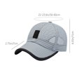 thumbnail image 3 of KCGYNP Sun Hat UV Protection,Breathable Mesh Baseball Cap Adjustable,14.57x4.33in,Lightweight Sport Outdoor, 3 of 6