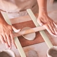 thumbnail image 1 of Wekvgz 40 Pcs Rolling Pin Guides Wood Clay Roller Guides Reusable Pottery Teaching Rolling Mud Stick Guide Multifunctional Clay Rolling Pin Guide for Pottery Fixing Clay Thicknesses, 1 of 11
