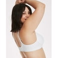 thumbnail image 2 of Hanes Ultimate Women's Wireless Bra with No-Dig Support White 2XL, 2 of 8