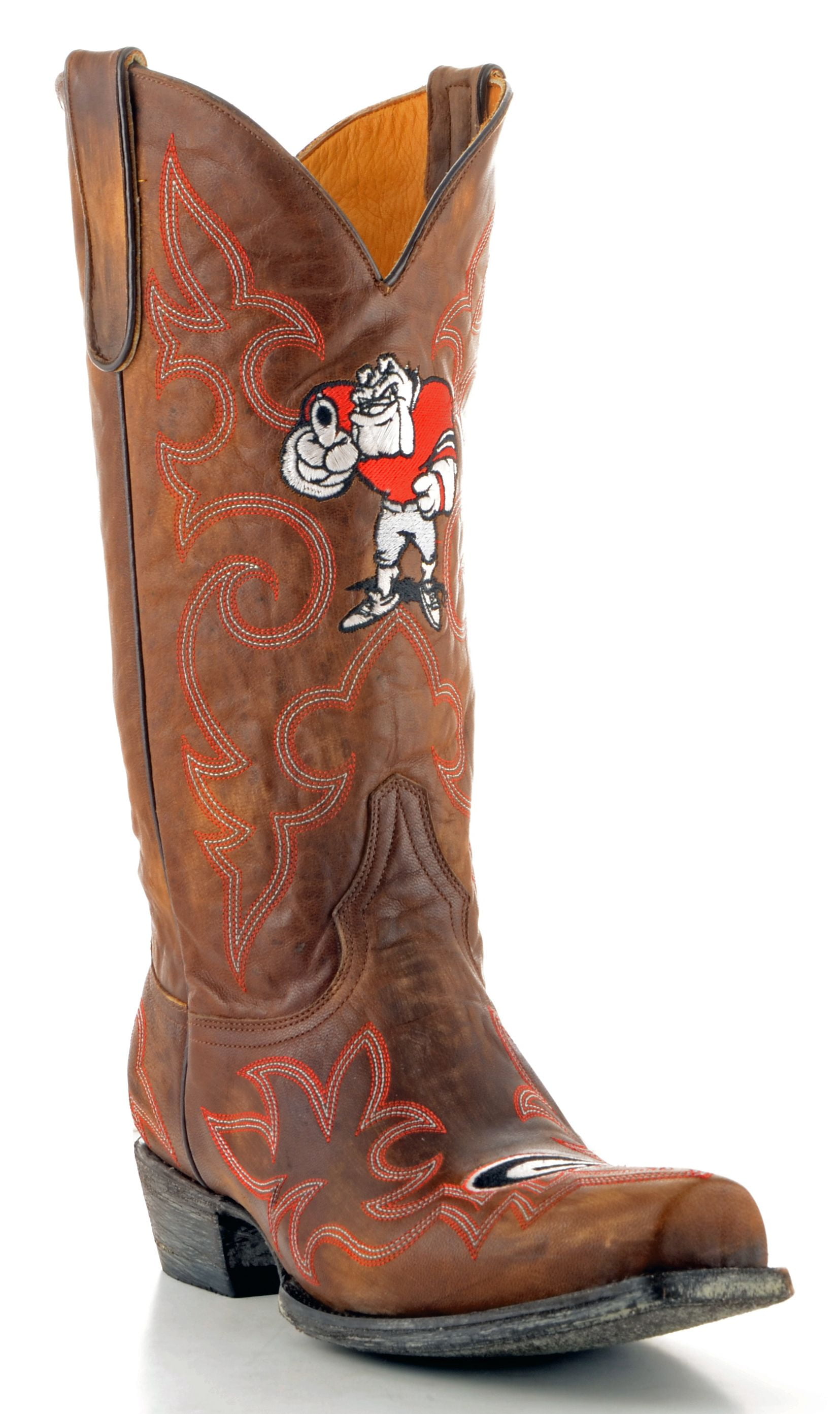 Gameday Boots Mens Leather University Of Georgia Cowboy Boots by GameDay Boots