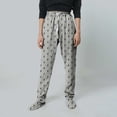 thumbnail image 4 of Adult Footed Sweatpants,Extremely Soft and Warm Footing Pajama Pants Drawstring Elastic Waisted Pants with Fleece Lined Feet Grey XL, 4 of 7