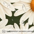thumbnail image 3 of Little Daisy Waterproof Printed Bathroom Curtain Set with Hooks - Stylish Bathroom Decoration, 3 of 5