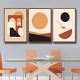 thumbnail image 3 of IDEA4WALL 3 Piece Framed Canvas Wall Art for Living Room, Bedroom Mattis and Brutalist Canvas Prints for Modern Home Decoration Ready to Hang, 3 of 5