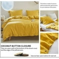 thumbnail image 5 of Pavish Export Cotton Duvet Cover In 1 duvet cover Softened Cotton Yellow Comforter Cover Quilt Cover With Coconut buttons Stonewashed Bedding Set Tiwn, 5 of 5