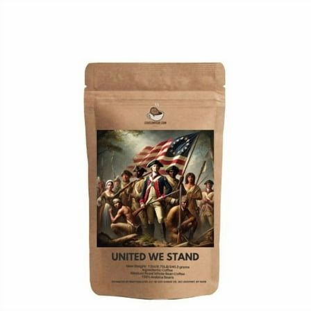 Coffee My Cup United We Stand 100% Arabica Medium Roast Coffee, Whole Bean (12oz Bag)