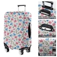 thumbnail image 5 of Pioneer Flower Floral Print Pattern Luggage Cover Fashion Suitcase Cover Baggage Covers Fit 25-28 Inch Luggage (Go Travel), 5 of 5