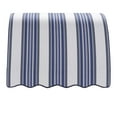 thumbnail image 2 of Awntech 3.38 Ft Savannah Waterfall Closed-Sides Awning Canopy (40.5in x 44in x 36in), Navy/Gray/White Multi, 2 of 2