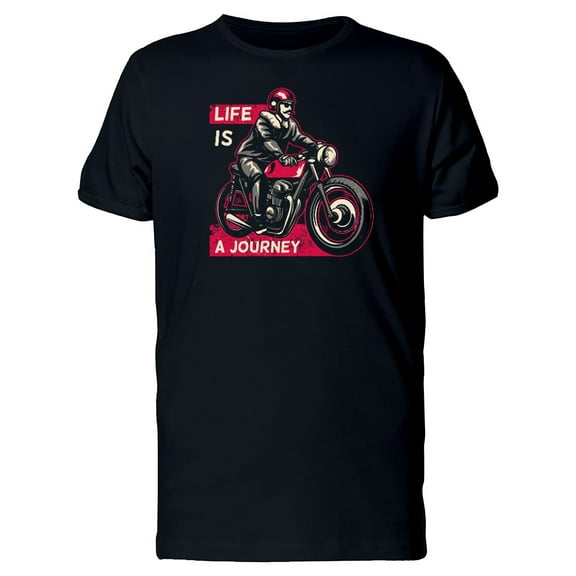 Life Is A Journey, Biker Tee Men's -Image by Shutterstock