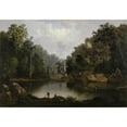 thumbnail image 3 of Robert S. Duncanson 24x18 Black Modern Framed Museum Art Print Titled - Blue Hole, Flood Waters, Little Miami River (1851), 3 of 5
