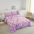 YST Rainbow Unicorn Bedding Comforter Sets Twin, Stars Diamond