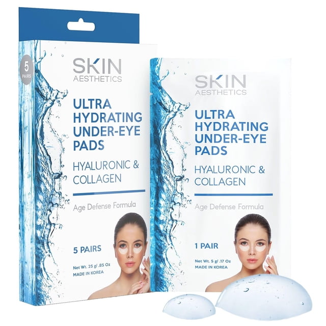 Parches debajo de los ojos con hialurónico y colágeno para estética de la piel, reduce la hinchazón, bolsas y arrugas en los ojos, ultrahidratante, cuidado de la piel coreano probado por dermatólogos,