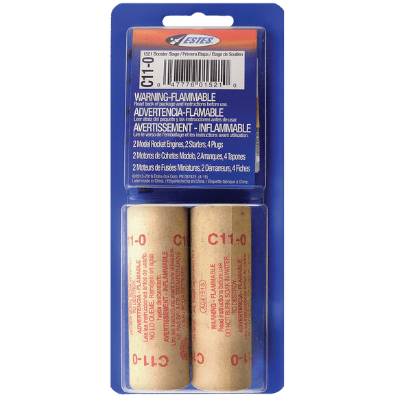 Estes C11-0 Model Rocket Engines EST10048 / EST1521