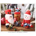 thumbnail image 2 of Caja de regalo, caja de dulces, decoración de Navidad, árbol de juguete de chico multiusos, colgante, lata de azúcar, adorno para el hogar, Kits de decoración para fiestas Muñeco de nieve Inteprter HA070789-02, 2 of 6