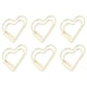 thumbnail image 2 of Paper Clips, Electroplated Gold Metal Paper Clips 100pcs Anti Rust Heart Love Shape For Home For File Sorting For Office ANGGREK Otros, 2 of 8