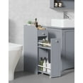 thumbnail image 3 of Small Storage Cabinet, Slim Storage Organizer, Toilet Paper Holder with Storage, Toilet Paper Storage Cabinet with Slide Out Drawers, for Small Spaces, 3 of 8