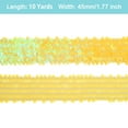 thumbnail image 2 of Uxcell 10 Yards 1.8 Inch Elastic Sequins Trim Flat Stretch Sequin Ribbon Strip, Yellow, 2 of 6
