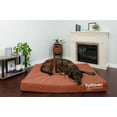 thumbnail image 2 of FurHaven Pet Products Indoor/Outdoor Oxford Memory Top Deluxe Mattress Pet Bed for Dogs & Cats - Chestnut, Jumbo Plus, 2 of 12