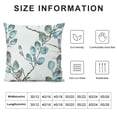 thumbnail image 5 of PHYHOO Grey Teal Leaf Pillow Covers  Brown Blue Gray Watercolor Spring Leaves Floral Print Decorative Throw Pillow for Home Sofa  Modern Square Cushion Pillowscase, 5 of 5