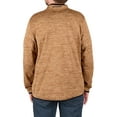 thumbnail image 4 of Realtree Men's Fleece Quarter Zip Pullover Sweatshirt in Brown, Sizes S-2XL, 4 of 6