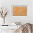 thumbnail image 7 of Amanti Art Natural Cork Board Framed Eva White Silver Narrow Bulletin Board 21 in. x 15 in., 7 of 7
