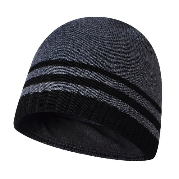 jobturf Winter Hats for Men Women Thermal Retro Beanie Knitted Snow Skull Cap Comfort Soft Elastic Hat for Cold Weather
