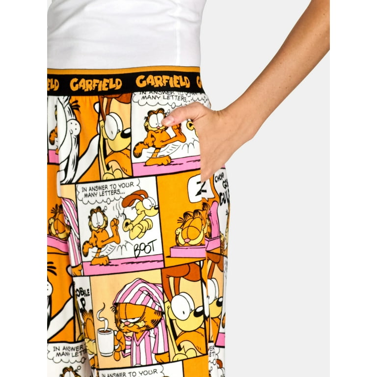 Garfield Women's Print Velour Sleep Pants, Sizes XS-3X