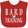 thumbnail image 3 of Inktastic Bard in Training Boys or Girls Baby Bib, 3 of 4